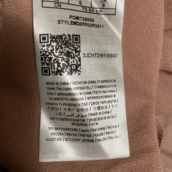 Guess Los Angeles - Size S pink with rose gold chain link - Picture 3 of 6